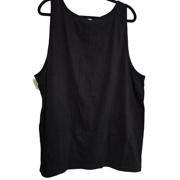 🆕️ NWT - East Coast Lifestyle Black Graphic Tank Top Men's 2XL 2TG Cotton - Picture 5 of 8